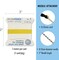 Griffin Nylon Bead Cord Perlseide – Size 1 (0.35mm) – 2 Meters per Card – Stainless Steel Needle Attached – for Knotting Pearls, Gemstones, Crystals and Beads
